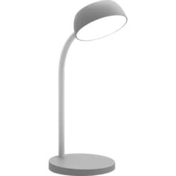 Unilux Schreibtischlampe Tamy LED, Mit Standfuß, Grau
