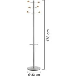 Unilux Garderobenständer Bouquet 400069048, Mit 6 Haken, 173 X 34cm (HxØ), Metall, Silber 7 Unilux Garderobenständer Bouquet 400069048, Mit 6 Haken, 173 X 34cm (HxØ), Metall, Silber -Maul Shop 01bf7eec147cef192d80cf65838b2d61b5ad1b76 garderobenstaender unilux bouquet 400069048