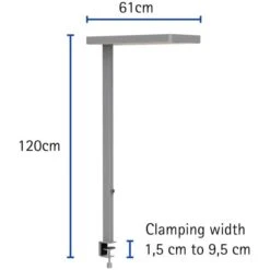 Maul Schreibtischlampe Mauljaval LED, Dimmbar, Silber, Mit Tischklemme 9 Maul Schreibtischlampe Mauljaval LED, Dimmbar, Silber, Mit Tischklemme -Maul Shop 0296fb793e9d90a420554991c6a4714589b1e84e schreibtischlampe maul mauljaval led