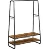 Vasagle Garderobenständer RGR112B01, Vintage, Mit 2 Ablagen, Bis 170 Kg, Metall / Holz, Braun -Maul Shop 036d0fe041b20b3d10e25e01ce1d67bf2e52b40a garderobenstaender vasagle rgr112b01 vintage