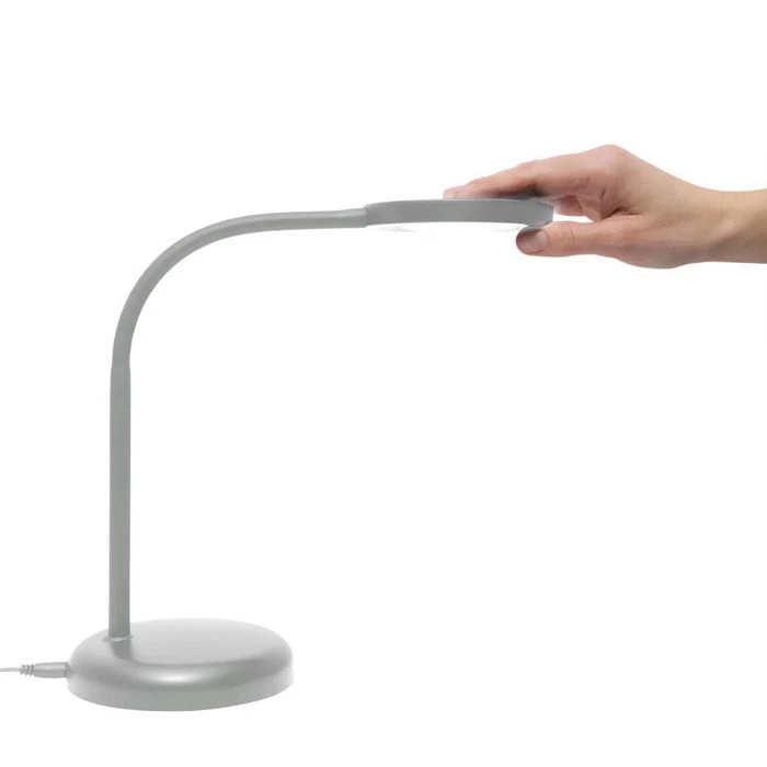 Maul Schreibtischlampe Mauljoy LED, Silber, Mit Standfuß 5 Maul Schreibtischlampe Mauljoy LED, Silber, Mit Standfuß – Bild 3