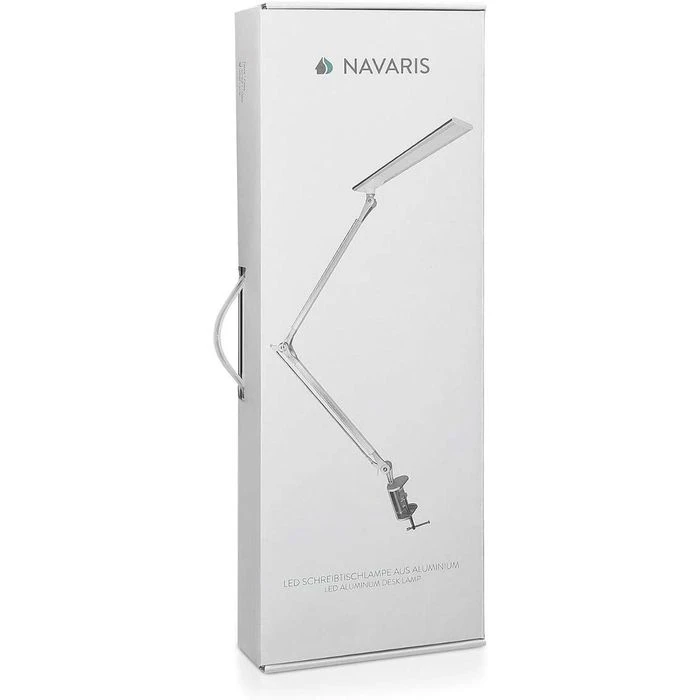 Navaris Schreibtischlampe LED, Tischklemme, Dimmbar, Schwarz 9 Navaris Schreibtischlampe LED, Tischklemme, Dimmbar, Schwarz – Bild 7