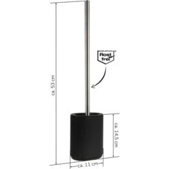 Bremermann WC-Bürste WC-Garnitur Barbena, Schwarz, Bürstenhalter Aus Edelstahl, Zur Wandmontage 17 Bremermann WC-Bürste WC-Garnitur Barbena, Schwarz, Bürstenhalter Aus Edelstahl, Zur Wandmontage -Maul Shop 09decb8b176f51f55ca07be43cd002b3ee9561c3 wc buerste bremermann wc garnitur barbena schwarz