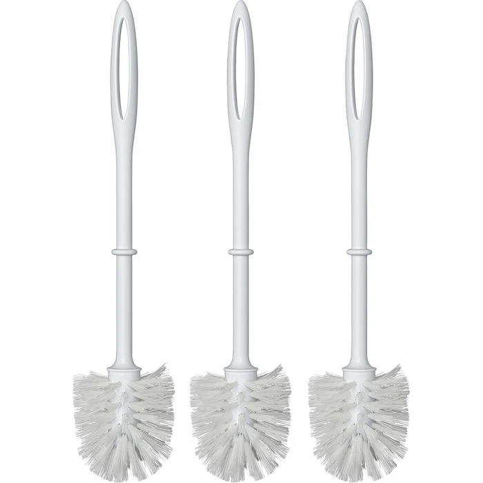 Wenko WC-Bürste Weiß, Ersatzbürste Mit Kunststoffgriff, 3 Stück 3 Wenko WC-Bürste Weiß, Ersatzbürste Mit Kunststoffgriff, 3 Stück