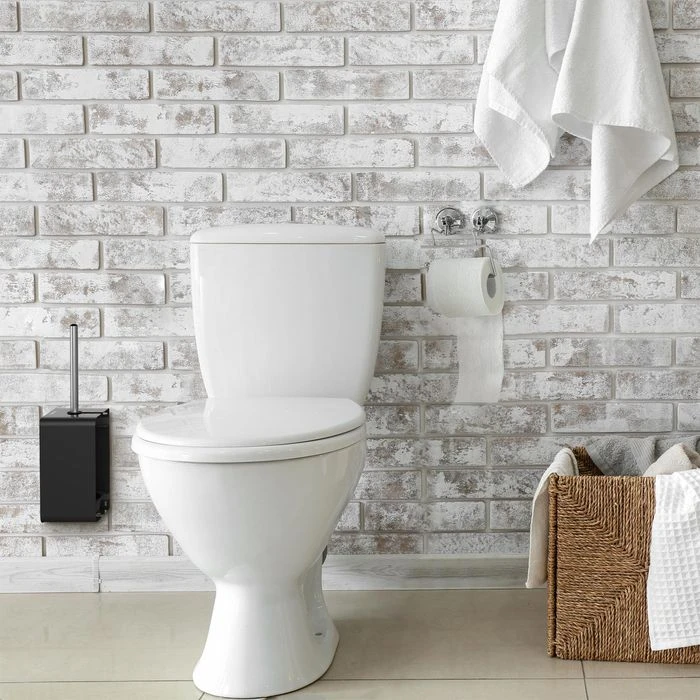 CWS WC-Bürste ObjectLine C707903, Schwarz, Bürstenhalter Aus Edelstahl, Zur Wandmontage 4 CWS WC-Bürste ObjectLine C707903, Schwarz, Bürstenhalter Aus Edelstahl, Zur Wandmontage – Bild 2