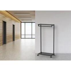 Maul Garderobenständer MAULbolero, 94244, Mit Rollen Und Schuhablage, Metall, Schwarz 11 Maul Garderobenständer MAULbolero, 94244, Mit Rollen Und Schuhablage, Metall, Schwarz -Maul Shop 12997e927ed06a2b84334ab0a9aefbe7d68c64b4 garderobenstaender maul maulbolero 94244