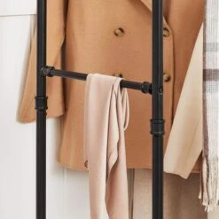 Songmics Garderobenständer HSR60B, Bis 110 Kg, Mit Rollen, Metall, Schwarz 14 Songmics Garderobenständer HSR60B, Bis 110 Kg, Mit Rollen, Metall, Schwarz -Maul Shop 149c3cb8f64198e0337650fb48d4d5ae6ae20b74 garderobenstaender songmics hsr60b bis 110 kg