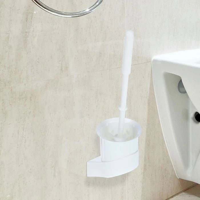 Haug-Bürsten WC-Bürste Weiß, Bürstenhalter Aus Kunststoff, Zur Wandmontage 4 Haug-Bürsten WC-Bürste Weiß, Bürstenhalter Aus Kunststoff, Zur Wandmontage – Bild 2