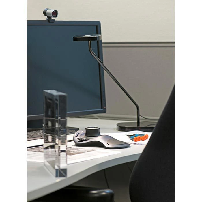 Luxo Schreibtischlampe Trace, Dimmbar, Mit Standfuß, Schwarz 4 Luxo Schreibtischlampe Trace, Dimmbar, Mit Standfuß, Schwarz – Bild 2