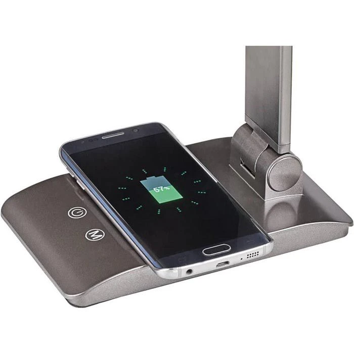 Maul Schreibtischlampe Maulstella LED, Standfuß, Dimmbar, USB, QI-Ladegerät 5 Maul Schreibtischlampe Maulstella LED, Standfuß, Dimmbar, USB, QI-Ladegerät – Bild 3