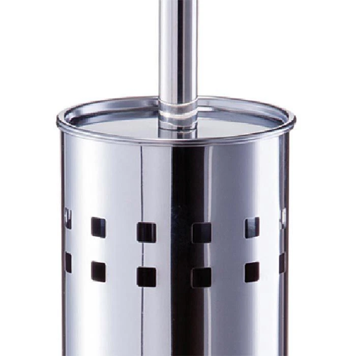 Zeller WC-Bürste Silber, Bürstenhalter Aus Edelstahl 5 Zeller WC-Bürste Silber, Bürstenhalter Aus Edelstahl – Bild 3