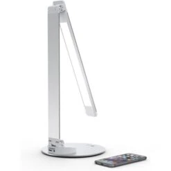 TaoTronics Schreibtischlampe TT-DL19 LED, Standfuß, Dimmbar, USB, Silber -Maul Shop 21b119b05a95698362359c6cf37ba7392e0cd614 schreibtischlampe taotronics tt dl19 led
