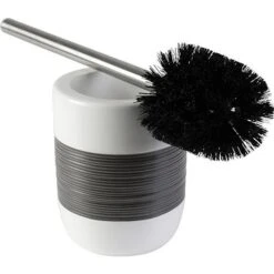 Axentia WC-Bürste Athen, Weiß / Grau, Bürstenhalter Aus Keramik -Maul Shop 23adb4513a542f4c6ff9e0bfe4360fa4aaba06fa wc buerste axentia athen weiss grau