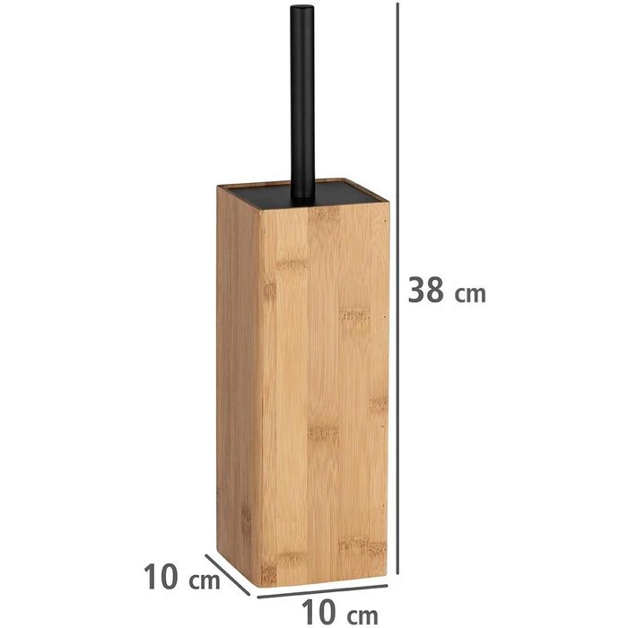 Wenko WC-Bürste Padua Bambus, Braun, Bürstenhalter Aus Bambus 4 Wenko WC-Bürste Padua Bambus, Braun, Bürstenhalter Aus Bambus – Bild 2
