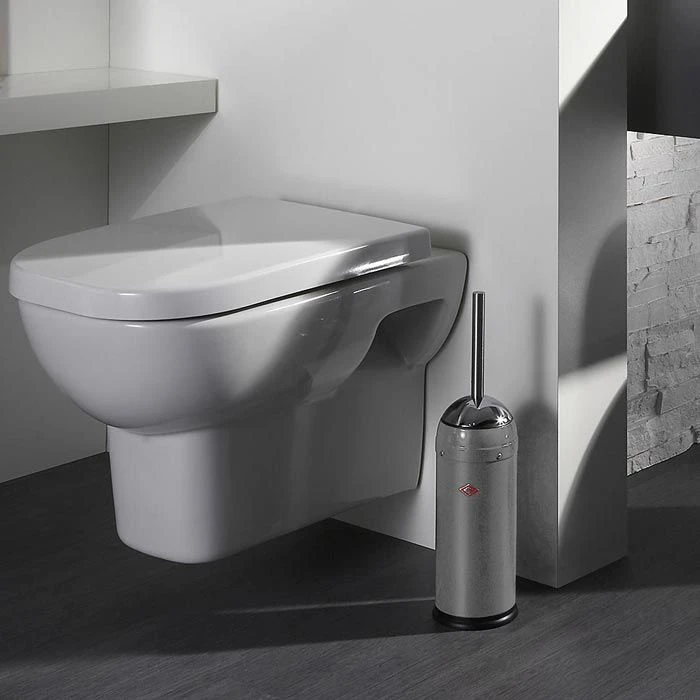 Wesco WC-Bürste Silber, Bürstenhalter Aus Edelstahl 4 Wesco WC-Bürste Silber, Bürstenhalter Aus Edelstahl – Bild 2