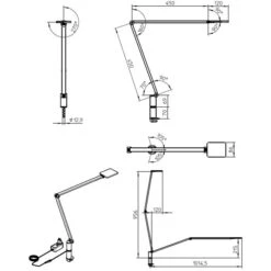 Novus Schreibtischlampe Attenzia Task LED, Dimmbar, Schwarz, Tischklemme 10 Novus Schreibtischlampe Attenzia Task LED, Dimmbar, Schwarz, Tischklemme -Maul Shop 29e13a3c57db3fa94dea1f2194f2397f6f1c49d8 schreibtischlampe novus attenzia task led