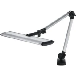 Waldmann Schreibtischlampe Taneo STZL 36 R LED, Dimmbar, Aluminium, 2-Arm