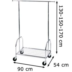Alco Garderobenständer 2830, Mit Rollen Und Schuhablage, Metall, Silber 11 Alco Garderobenständer 2830, Mit Rollen Und Schuhablage, Metall, Silber -Maul Shop 31a6c0c2f1f04bc169464a9d50f4634c5bd740c6 garderobenstaender alco 2830