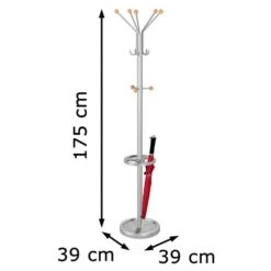 Kerkmann Garderobenständer TK2, 6068, Mit 10 Haken, Metall, Silber 11 Kerkmann Garderobenständer TK2, 6068, Mit 10 Haken, Metall, Silber -Maul Shop 32130a132132549eb98bd579938d9174b9b0538b garderobenstaender kerkmann tk2 6068