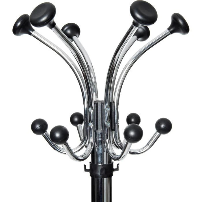 Maul Garderobenständer MAULnebula, 9407796, Mit 20 Haken, Metall, Silber 5 Maul Garderobenständer MAULnebula, 9407796, Mit 20 Haken, Metall, Silber – Bild 3