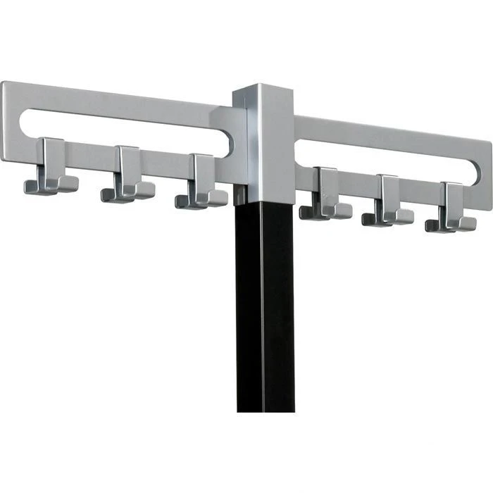 Kerkmann Garderobenständer Montana, 6550, Metall, Schwarz/silber 4 Kerkmann Garderobenständer Montana, 6550, Metall, Schwarz/silber – Bild 2