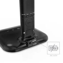 Kwmobile Schreibtischlampe LED, Dimmbar, USB, Uhr, Temperatur, Kalender, Schwarz 8 Kwmobile Schreibtischlampe LED, Dimmbar, USB, Uhr, Temperatur, Kalender, Schwarz -Maul Shop 38fee7c790b3466ef1c7373efb286f4ac32149a6 schreibtischlampe kwmobile led