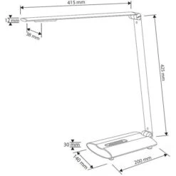 Alco Schreibtischlampe 9212 LED, Dimmbar, Silber, Mit Standfuß -Maul Shop 3e1e79de8ac0c2e53f119e56266627d6e54c2259 schreibtischlampe alco 9212 led