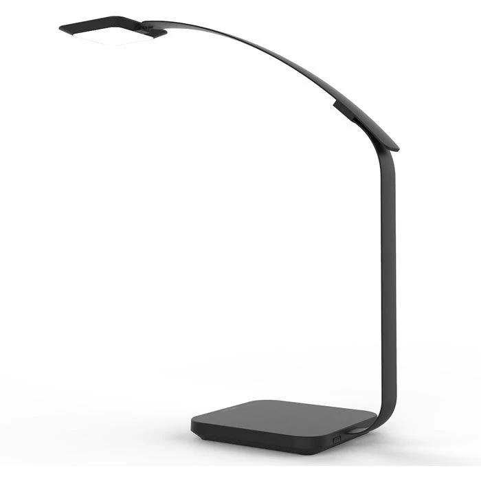 Unilux Schreibtischlampe Timelight LED, Dimmbar, Schwarz, Standfuß, QI-Lader, App-fähig 4 Unilux Schreibtischlampe Timelight LED, Dimmbar, Schwarz, Standfuß, QI-Lader, App-fähig – Bild 2