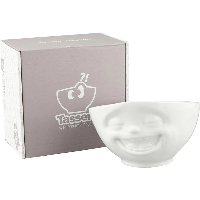 FIFTYEIGHT Müslischale Lachend, Porzellan, Weiß, 16,6cm 7 FIFTYEIGHT Müslischale Lachend, Porzellan, Weiß, 16,6cm – Bild 5