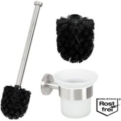 Bremermann WC-Bürste WC-Garnitur PIAZZA, Weiß, Bürstenhalter Aus Glas, Zur Wandmontage -Maul Shop 4c76b51ebbfd0480e71938d728bcf42551f39d2d wc buerste bremermann wc garnitur piazza weiss