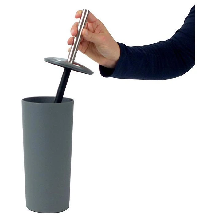 Kela WC-Bürste Marta, Grau, Bürstenhalter Aus Kunststoff 5 Kela WC-Bürste Marta, Grau, Bürstenhalter Aus Kunststoff – Bild 3