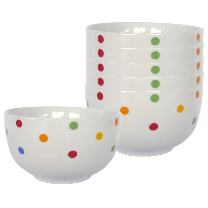 Van-Well Müslischale Capri, Porzellan, Mit Dekor, 13cm, Set, 6 Stück 6 Van-Well Müslischale Capri, Porzellan, Mit Dekor, 13cm, Set, 6 Stück – Bild 4