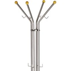 Alco Garderobenständer 2800, Mit 12 Haken, Metall, Silber -Maul Shop 57f0467ebae9255f8367d09b0700250e4f8cc60a garderobenstaender alco 2800