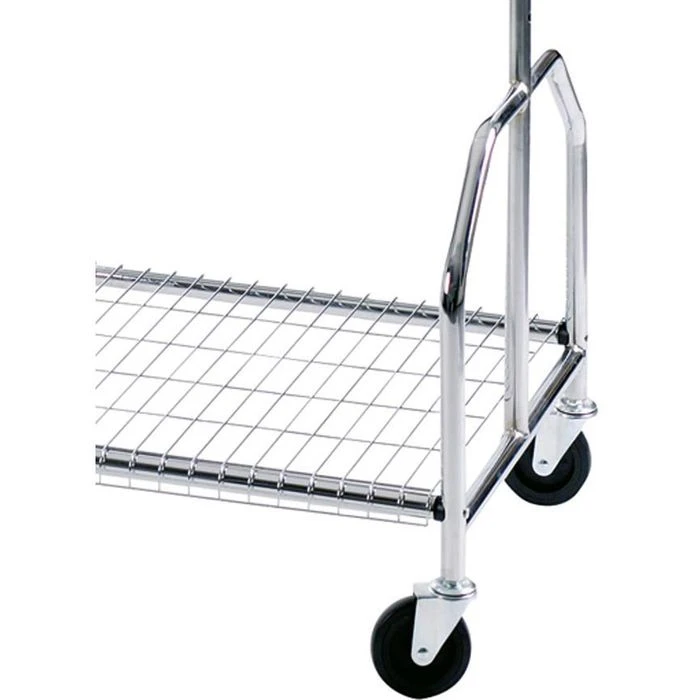 Alco Garderobenständer 2830, Mit Rollen Und Schuhablage, Metall, Silber 6 Alco Garderobenständer 2830, Mit Rollen Und Schuhablage, Metall, Silber – Bild 4