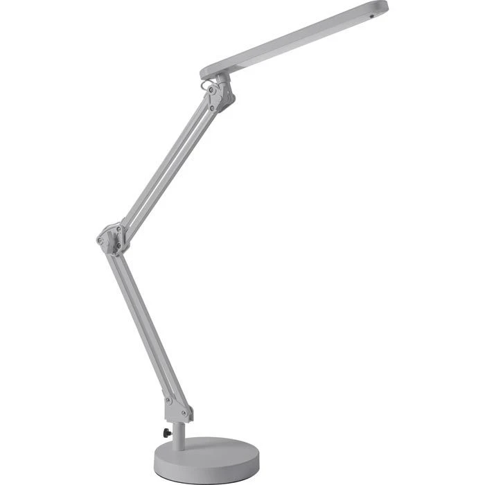 Alco Schreibtischlampe 963 LED, Silber, Mit Standfuß 4 Alco Schreibtischlampe 963 LED, Silber, Mit Standfuß – Bild 2