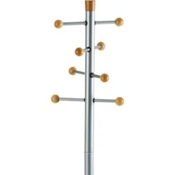 Alco Garderobenständer 2807, Mit 8 Haken, Metall, Silber -Maul Shop 6264df51e184ca4ae00f3d82749e6ad9a16d48ec garderobenstaender alco 2807