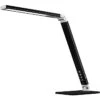 Hansa Schreibtischlampe LED Magic Light Plus, Dimmbar, Schwarz, USB, Nachtlicht, Standfuß