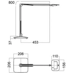 Luxo Schreibtischlampe Split LED, Dimmbar, Schwarz, Mit Tischklemme 9 Luxo Schreibtischlampe Split LED, Dimmbar, Schwarz, Mit Tischklemme -Maul Shop 6691c26c5fd4f38532dd9141d598d1dd1f93ba32 schreibtischlampe luxo split led