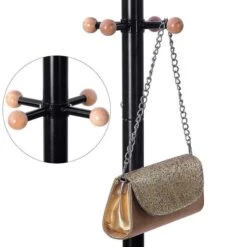 Songmics Garderobenständer RCR17B, Mit 12 Haken, Metall, Schwarz -Maul Shop 6b048d730f2193c100f3a6b2d57933cd7f91ef82 garderobenstaender songmics rcr17b