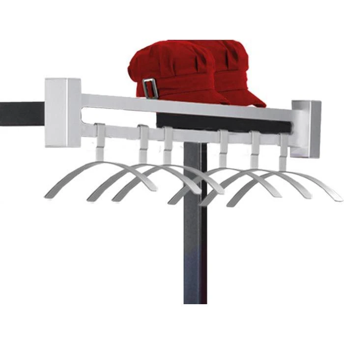 Kerkmann Garderobenständer Montana, 6553, Mit Hutablage, Metall, Schwarz / Silber 5 Kerkmann Garderobenständer Montana, 6553, Mit Hutablage, Metall, Schwarz / Silber – Bild 3