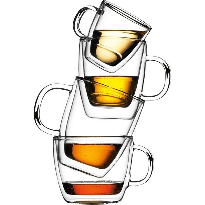 Bodum Kaffeegläser Bistro Tassen 10602-10, Doppelwandig, Mit Henkel, 150ml, 2 Stück 4 Bodum Kaffeegläser Bistro Tassen 10602-10, Doppelwandig, Mit Henkel, 150ml, 2 Stück – Bild 3