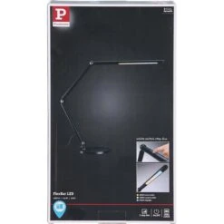 Paulmann Schreibtischlampe FlexBar, Standfuß, Dimmbar, Schwarz -Maul Shop 7862bdcf4efb948a6fa063e9655e006fe1a6e737 schreibtischlampe paulmann flexbar