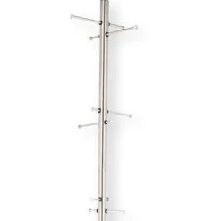 Jankurtz Garderobenständer Glasgow, 494300, Mit 12 Haken, Metall, Silber -Maul Shop 81a3e9602f8a4a3c21832466fc8d71a83132d682 garderobenstaender jankurtz glasgow 494300