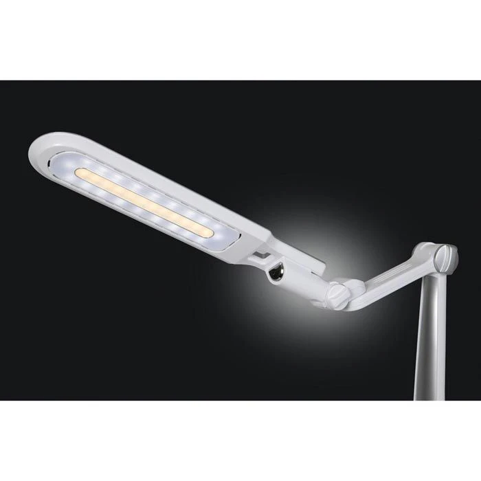 Hansa Schreibtischlampe LED Multiflex, Dimmbar, Silber, Standfuß Und Klemme 5 Hansa Schreibtischlampe LED Multiflex, Dimmbar, Silber, Standfuß Und Klemme – Bild 3