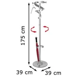 Kerkmann Garderobenständer Ohio, 6051, Mit 9 Haken, Metall, Alusilber 11 Kerkmann Garderobenständer Ohio, 6051, Mit 9 Haken, Metall, Alusilber -Maul Shop 908ed274f6c0b926f744f84117fea83d24967ae9 garderobenstaender kerkmann ohio 6051