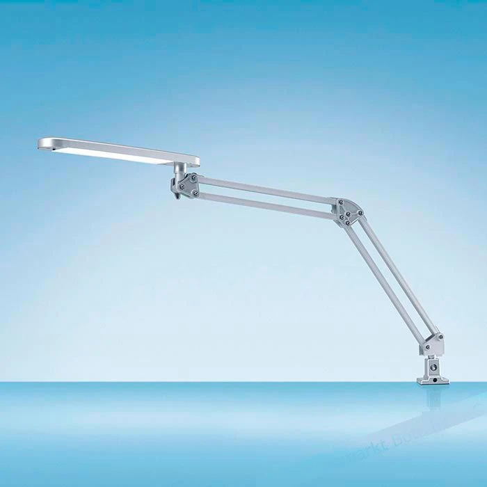 Hansa LED 4 Stars Schreibtischlampe Silber Klemme 4 Hansa LED 4 Stars Schreibtischlampe Silber Klemme – Bild 2