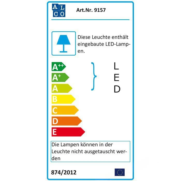 Alco 9157 Schreibtischlampe LED Dimmbar 6 Alco 9157 Schreibtischlampe LED Dimmbar – Bild 4