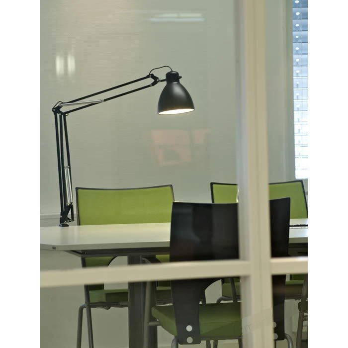 Luxo L-1 Schreibtischlampe Schwarz Tischklemme 4 Luxo L-1 Schreibtischlampe Schwarz Tischklemme – Bild 2