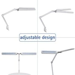 Maul Schreibtischlampe Maulcraft Duo LED, Dimmbar, Zwei Leuchtenköpfe, Weiß, Mit Tischklemme -Maul Shop 98cc98a4eb48e8b5d8e30d194324e2ffb9eb3dbe schreibtischlampe maul maulcraft duo led