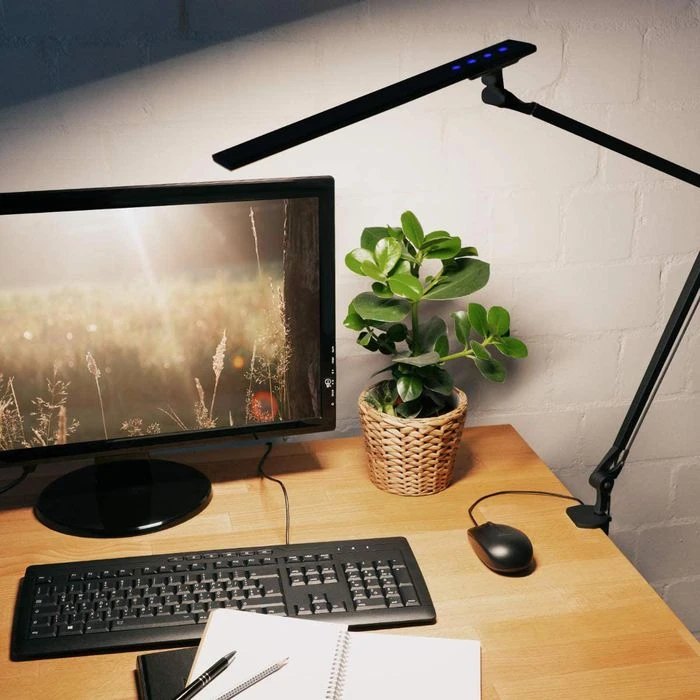 Navaris Schreibtischlampe LED, Tischklemme, Dimmbar, Schwarz 10 Navaris Schreibtischlampe LED, Tischklemme, Dimmbar, Schwarz – Bild 8